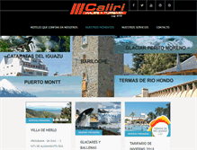 Tablet Screenshot of caliriturismo.com.ar